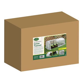 2 Section Grow Tunnel Greenhouse