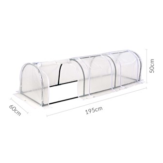 3 Section Grow Tunnel Greenhouse