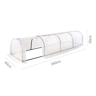 4 Section Grow Tunnel Greenhouse