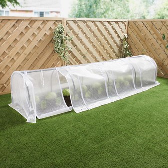 4 Section Grow Tunnel Greenhouse