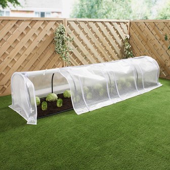 4 Section Grow Tunnel Greenhouse