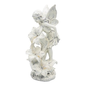 Fairy With Decoration Flower Solar Light