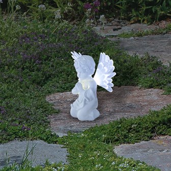 Solar LED Angel Light -  Size: 18 x 9 x 20cm