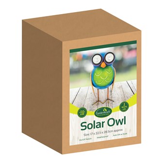 Metal - Owl Solar Light