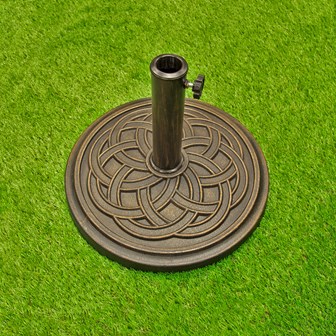Celtic Pattern Resin Parasol Base -12KG