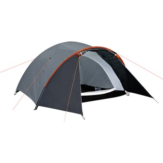 4 Man Super Dome Tent - Charcoal