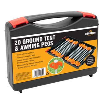 20 Ground Tent & Awning Pegs