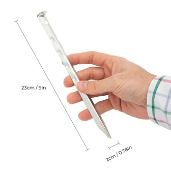 10 PACK Ripple Angle Ground Pegs