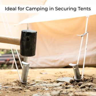 10 PACK Ripple Angle Ground Pegs