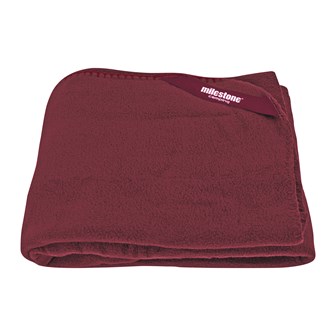 Thermal Fleece Blanket - Burgundy