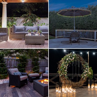 200 LED Solar String Lights - Multicolour