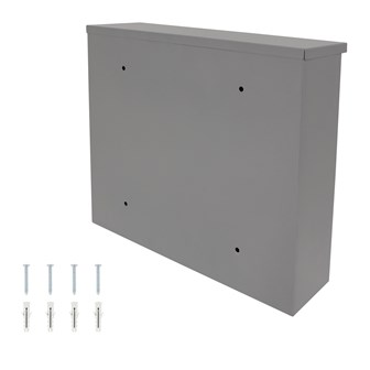 Elegance Wall Galvanised Steel Mail Box-Silver