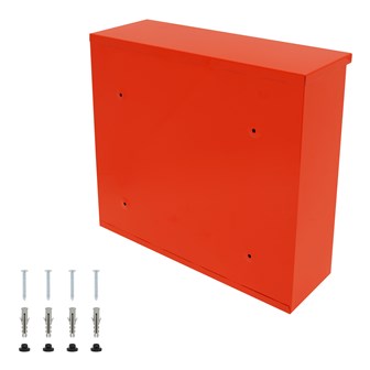 Elegance Wall Galvanised Steel Mail Box-Red