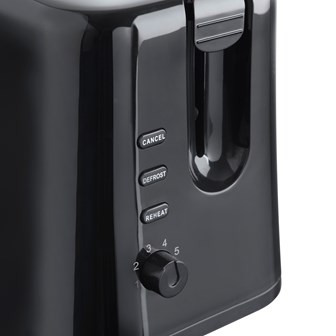 2-Slice Toaster - Black