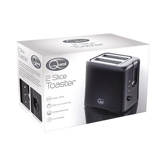 2-Slice Toaster - Black