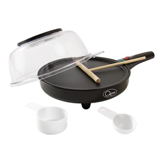 2-in-1 Popcorn & Crepe Maker