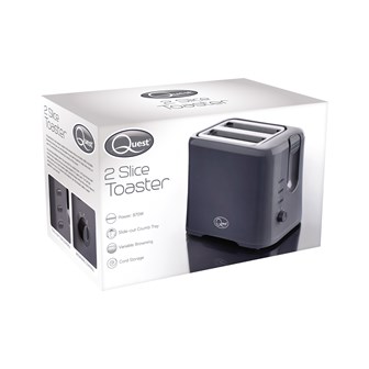2-Slice Toaster - Grey