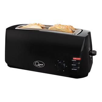 4 Slice Cool Touch Toaster - Black