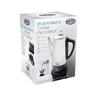 1.8L Electric Coffee Percolator - S/Steel