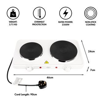 Double Hot Plate - 2500 Watt