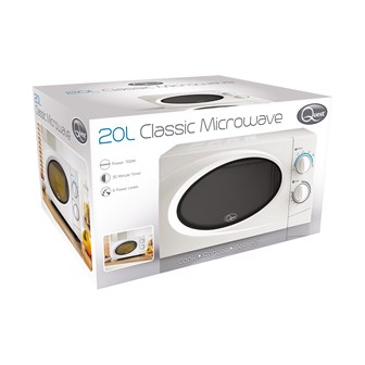 20L Microwave - White