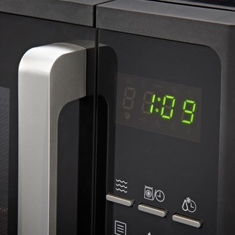 23L Digital Microwave - Black
