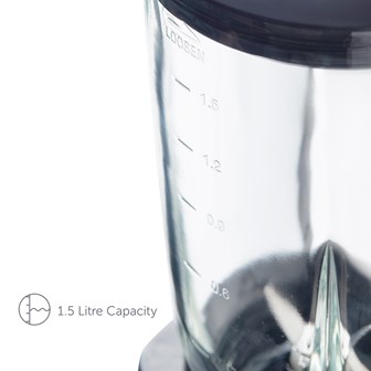 1.5L Stainless Steel Blender With Grinder 1000W