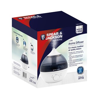 Spear & Jackson 1L Aroma Diffuser, Humidifier
