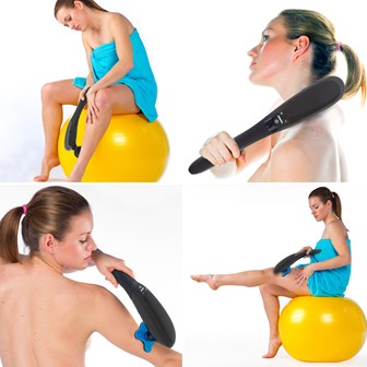 Bauer Handheld  Deep Tissue Massager - Black