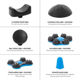 Bauer Handheld  Deep Tissue Massager - Black