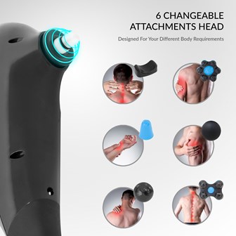 Bauer Handheld  Deep Tissue Massager - Black