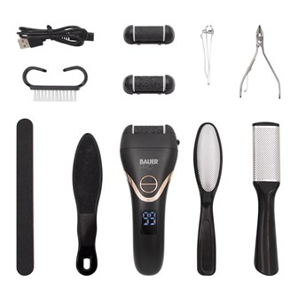 Bauer Electronic Foot File with Accessories