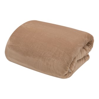 Bauer Luxury Soft Touch Heated Throw Beige 120x160