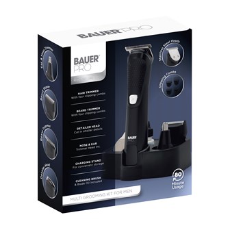 Bauer Rechargeable 5 in 1 Grooming Kit