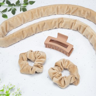 Bauer Soft Heatless Curler Set - Beige