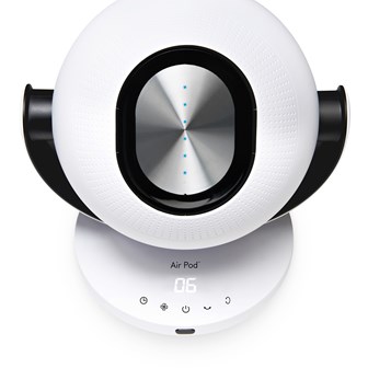 Air Pod Bladeless Fan in White by Tors+Olsson