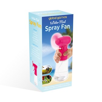 Handheld Water Mist Spray Fan - Pink