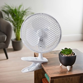 6" 2 in 1 Desk/Clip Fan