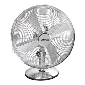 12" Chrome Desk Fan