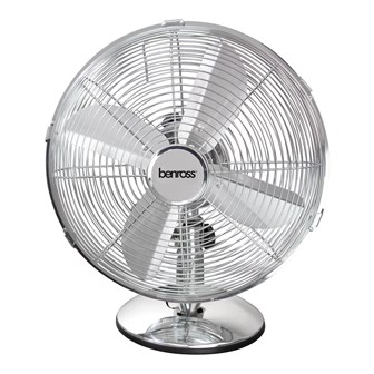 12" Chrome Desk Fan