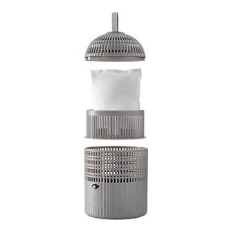 T+O 950ml refillable Dehumidifier - Mist Grey