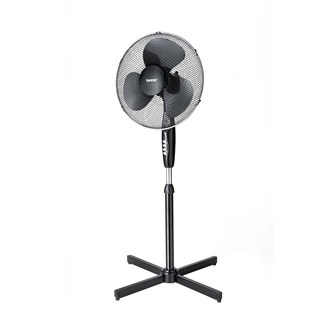 16" Oscillating Stand Fan - Black