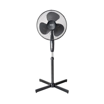 16" Oscillating Stand Fan - Black