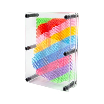 Rainbow Pin Art Gadget - 7x5" Multi Colour