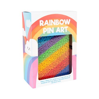 Rainbow Pin Art Gadget - 7x5" Multi Colour