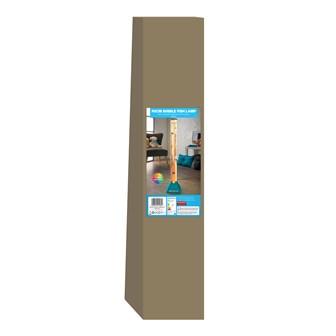 90cm Fish Water Bubble Lamp - Blue - Brown Box