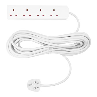 4 Way 10M Extension Lead - 13A