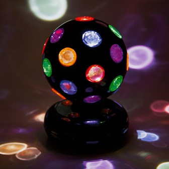 5" LED Disco Ball - Black