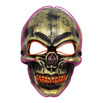 LED Skull Halloween Mask
