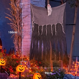 Hanging Ghoul with Light and Sound